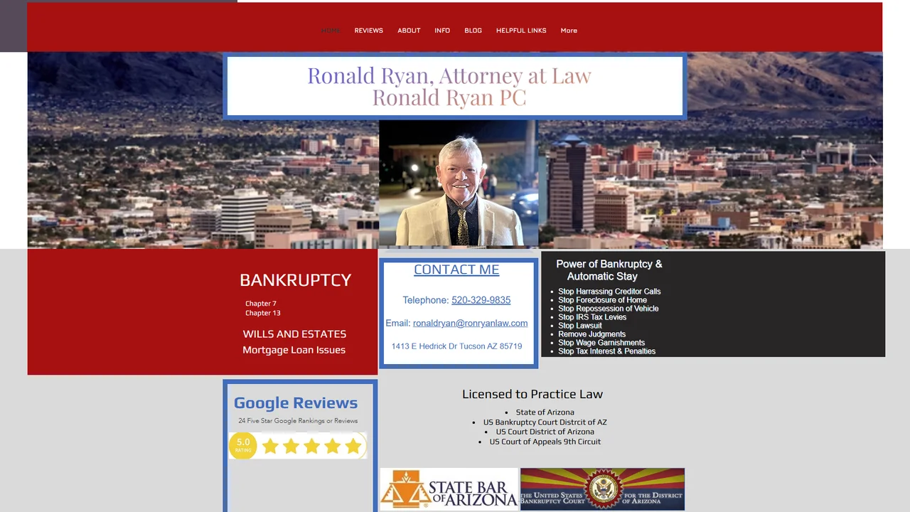 Ronald Ryan, Attorney, Ronald Ryan PC - Tucson, AZ office in Tucson, Arizona