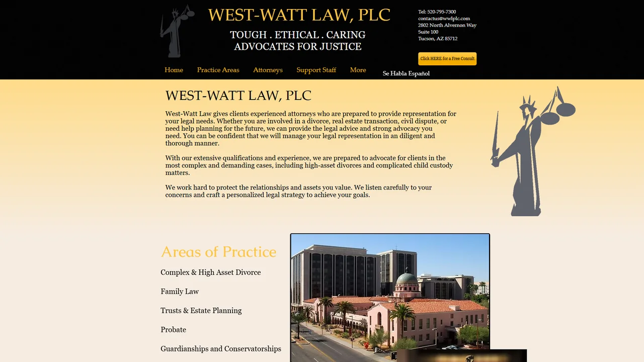 West-Watt Law, PLC - Tucson, AZ office in Tucson, Arizona