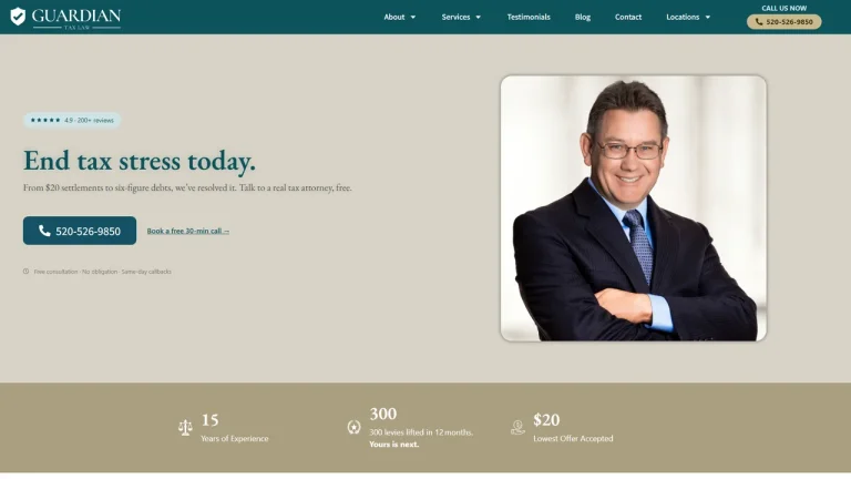Guardian Tax Law - Tucson, AZ - Attorney in Tucson