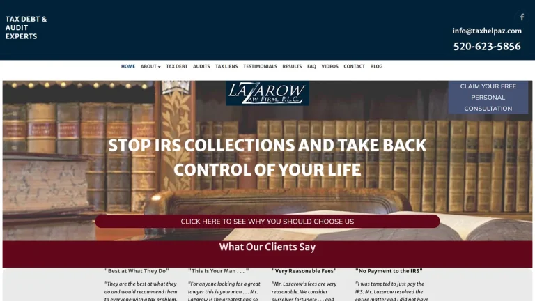 Lazarow Law Firm, PLC - Tucson, AZ - Attorney in Tucson