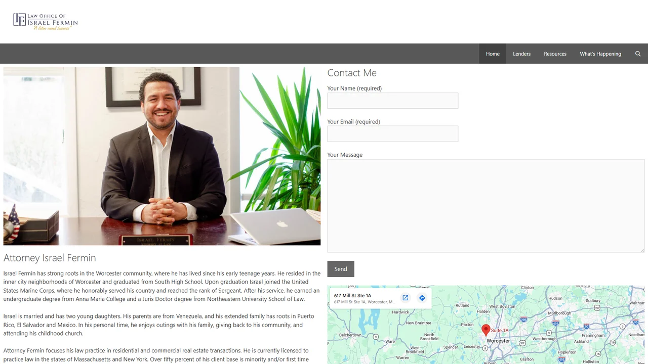 Law Office of Israel Fermín - Worcester, MA office in Worcester, Massachusetts