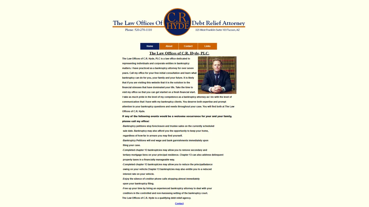 The Law Offices of C.R. Hyde, PLC - Tucson, AZ office in Tucson, Arizona