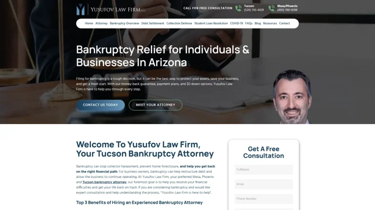 Yusufov Law Firm PLLC - Tucson, AZ - Attorney in Tucson