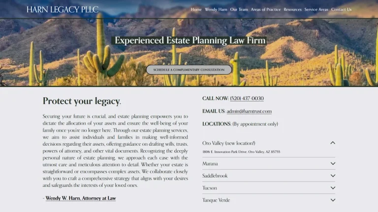 Harn Legacy, PLLC - Tucson, AZ - Attorney in Tucson