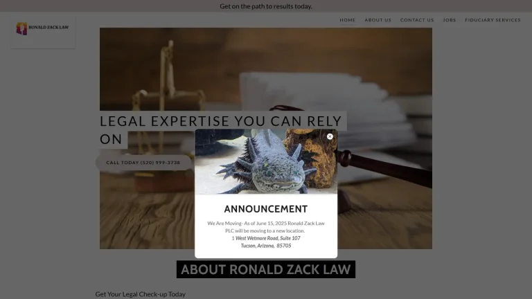 Ronald Zack Law, PLC - Tucson, AZ - Attorney in Tucson