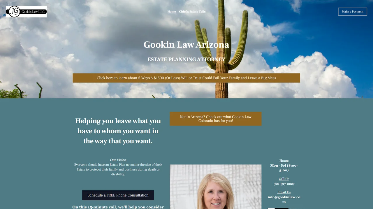 Gookin Law Tucson Arizona - Tucson, AZ office in Tucson, Arizona