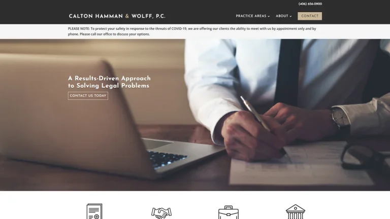 Calton Hamman & Wolff PC - Billings, MT - Attorney in Billings