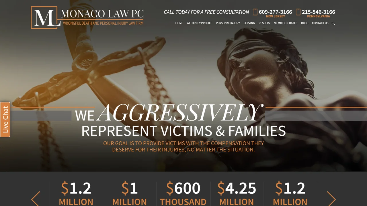 Monaco Law PC Wrongful Death & Injury Boutique - Philadelphia, PA office in Philadelphia, Pennsylvania