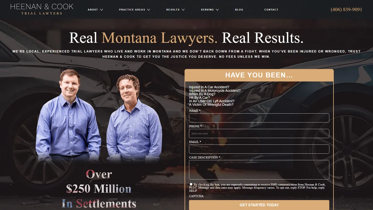 Heenan & Cook Injury and Accident Attorneys - Billings, MT office in Billings, Montana