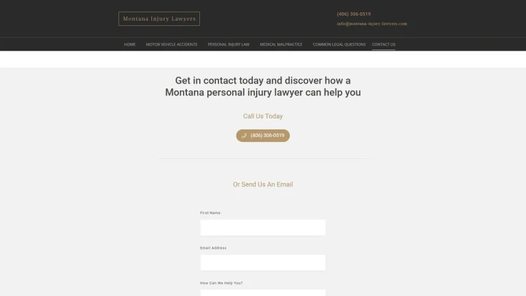 Montana Personal Injury Lawyer - Billings, MT - Attorney in Billings