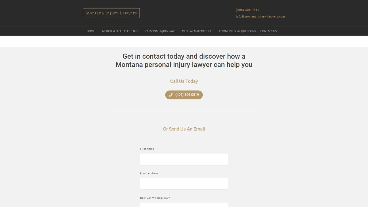 Montana Personal Injury Lawyer - Billings, MT office in Billings, Montana