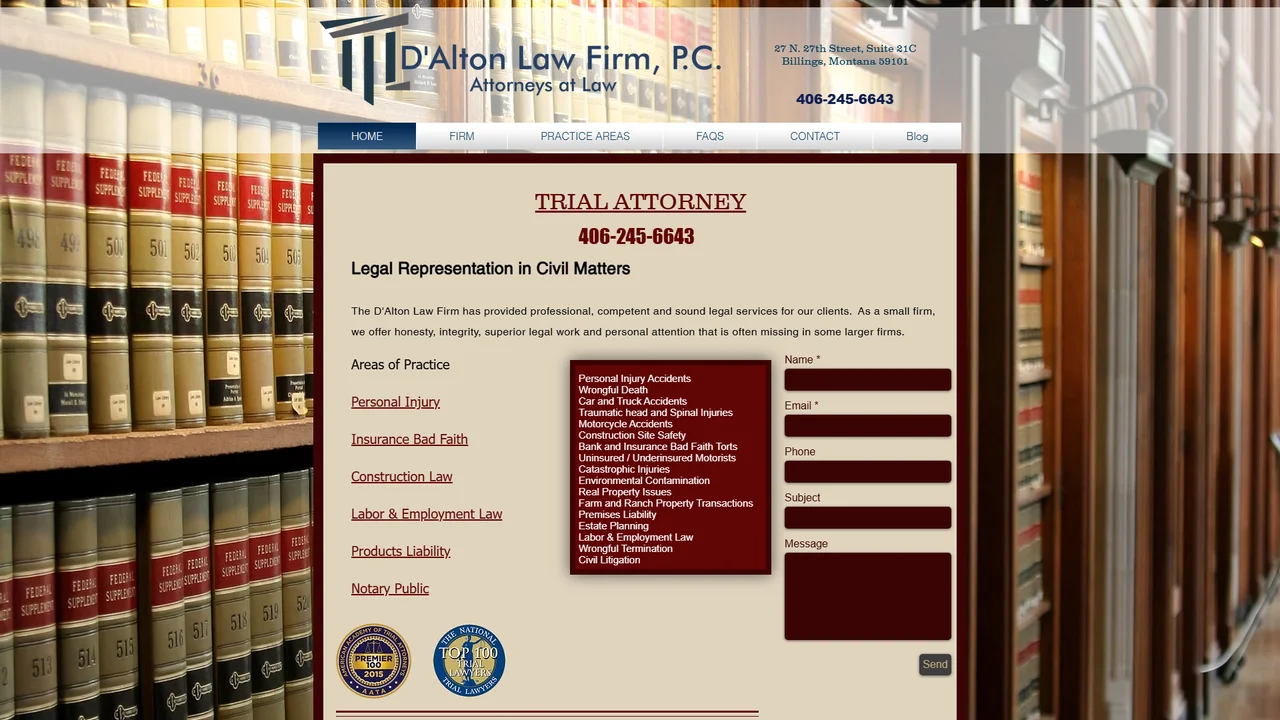 D'Alton Law Firm, P.C. - Billings, MT office in Billings, Montana