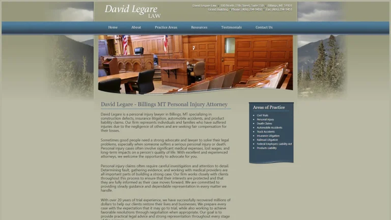 David Legare Law - Billings, MT - Attorney in Billings