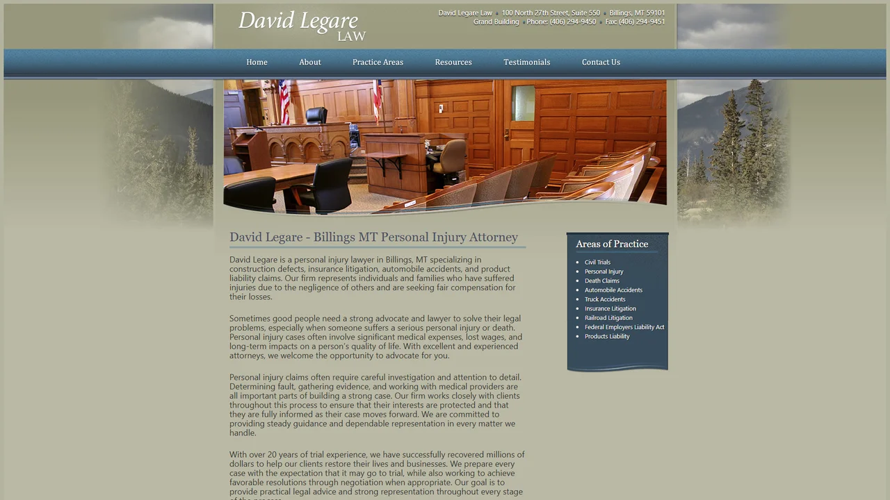 David Legare Law - Billings, MT office in Billings, Montana