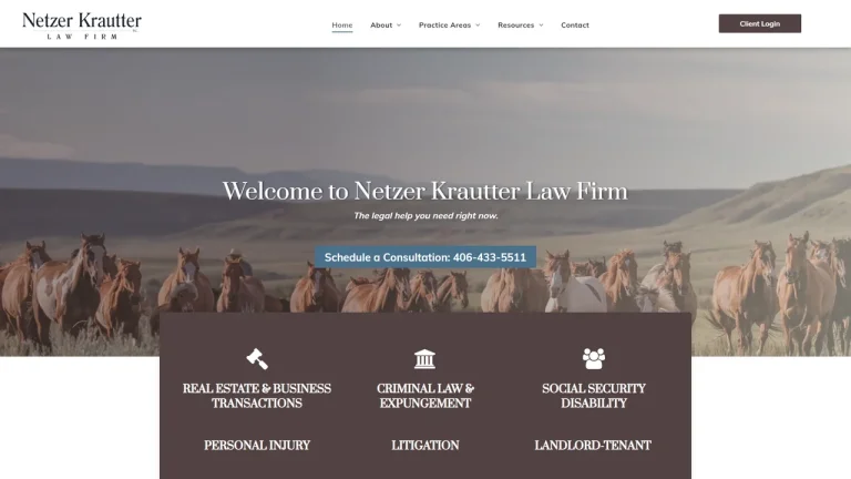 Netzer Krautter Law Firm, P.C. - Billings, MT - Attorney in Billings