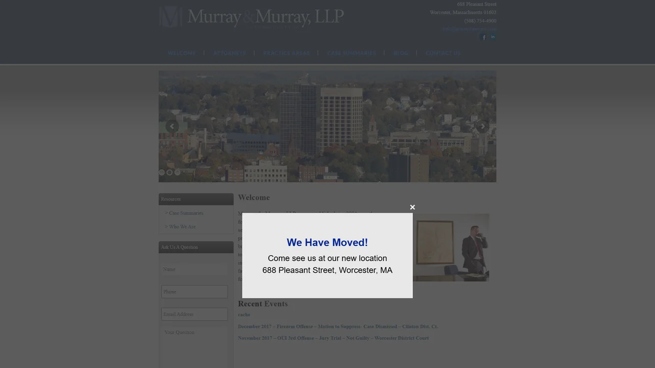 Murray & Murray, LLP - Worcester, MA office in Worcester, Massachusetts