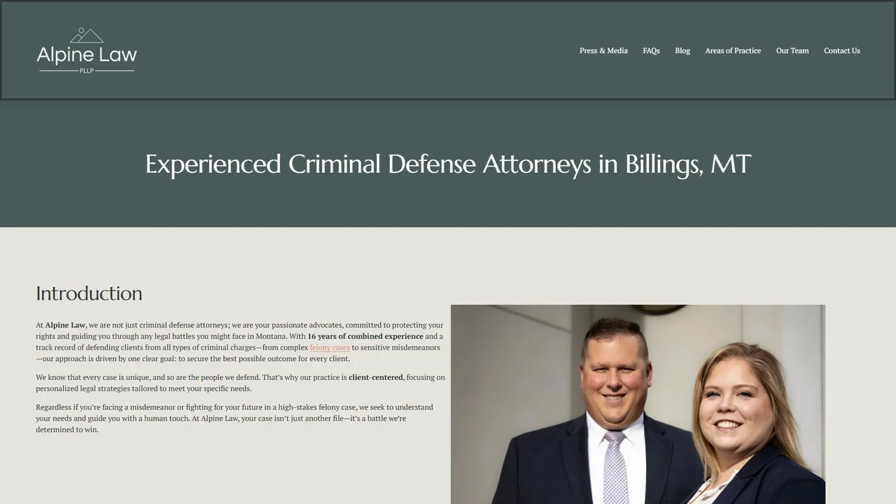 Alpine Law PLLP - Billings, MT office in Billings, Montana