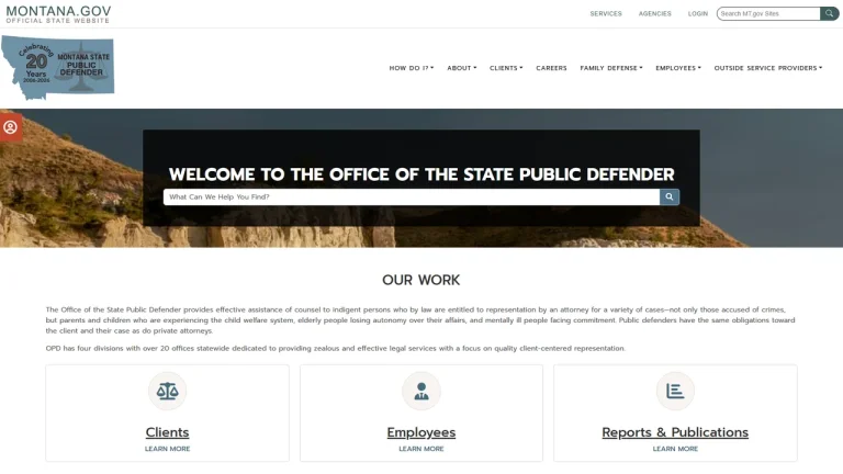 Office of the State Public Defender - Billings, MT - Attorney in Billings