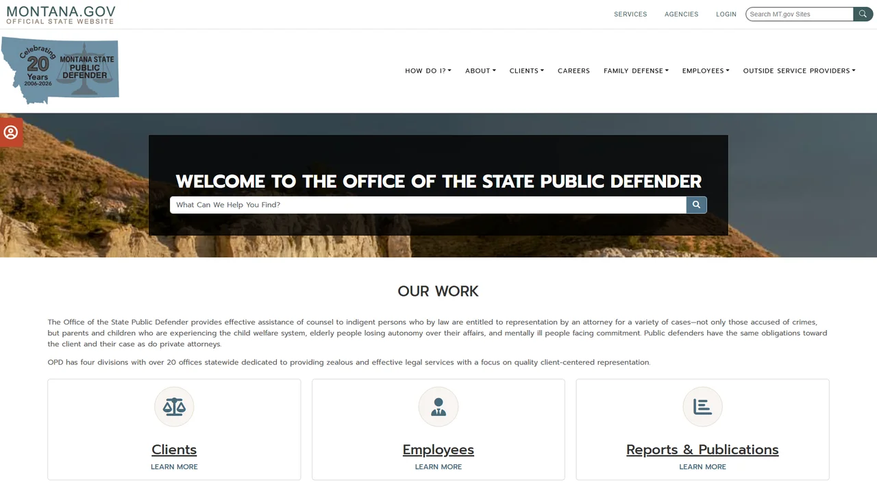 Office of the State Public Defender - Billings, MT office in Billings, Montana