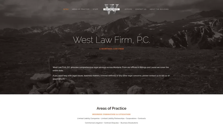 West Law Firm, P.C. - Billings, MT - Attorney in Billings