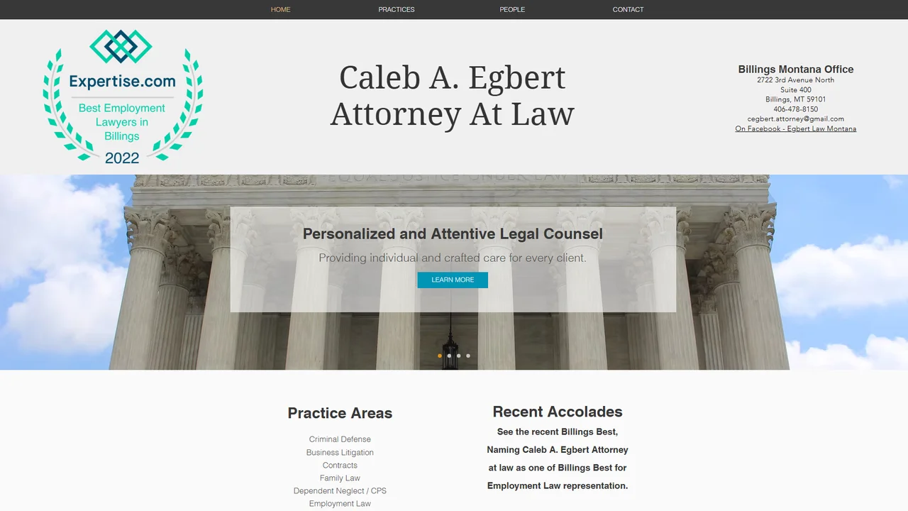 Caleb A. Egbert Attorney At Law PLLC - Billings, MT office in Billings, Montana