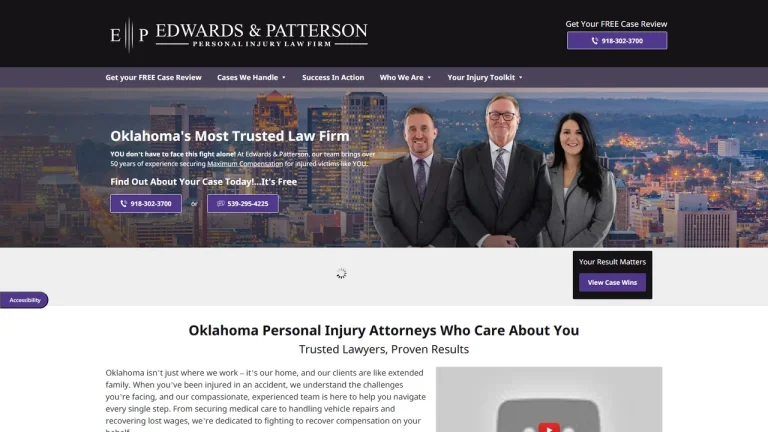 Edwards & Patterson Personal Injury Law Firm - Tulsa - Tulsa, OK - Attorney in Tulsa
