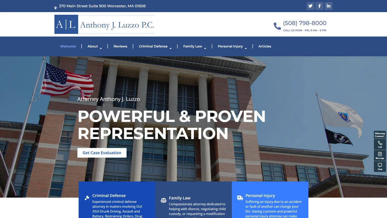 Anthony J. Luzzo, P.C. - Worcester, MA office in Worcester, Massachusetts