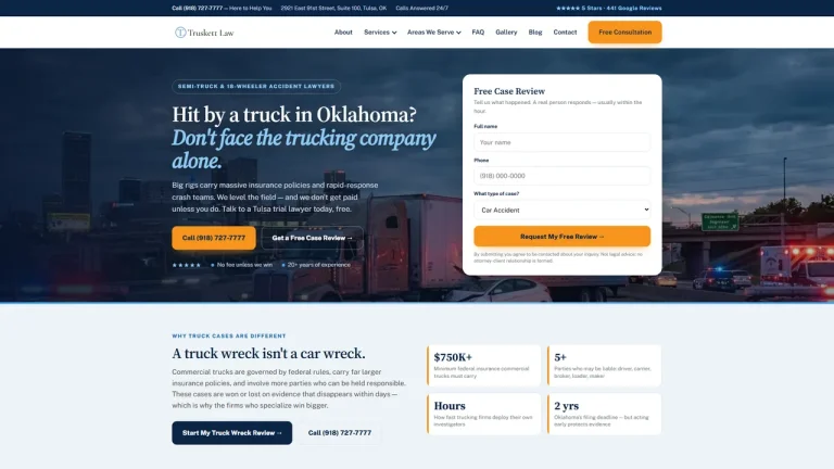 Truskett Law - Tulsa, OK - Attorney in Tulsa