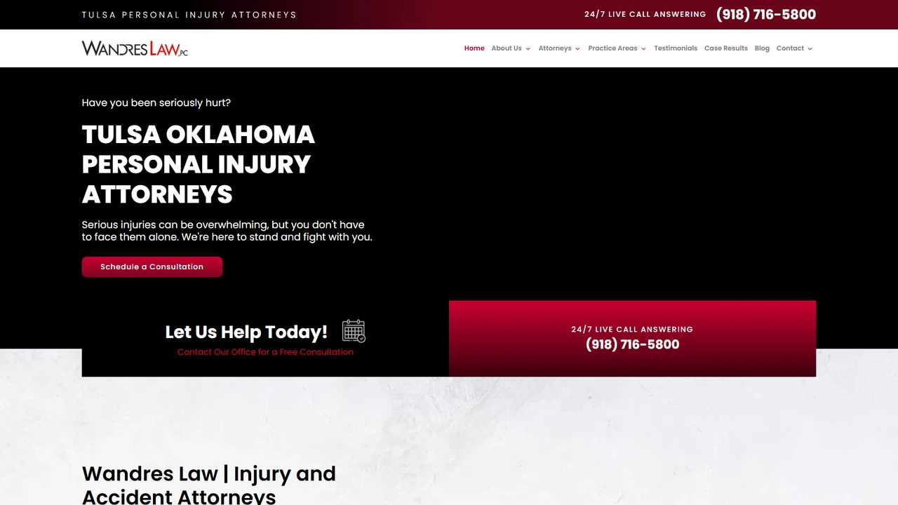Wandres Law Injury and Accident Attorneys - Tulsa, OK office in Tulsa, Oklahoma