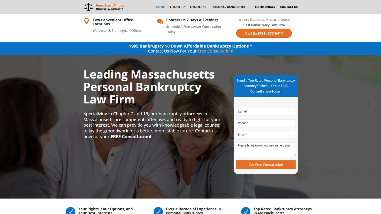Hines Law Offices - Worcester, MA office in Worcester, Massachusetts