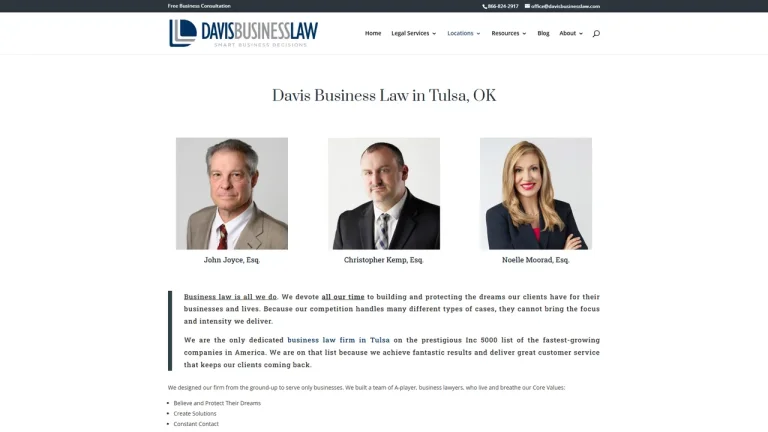 Davis Business Law - Tulsa, OK - Attorney in Tulsa