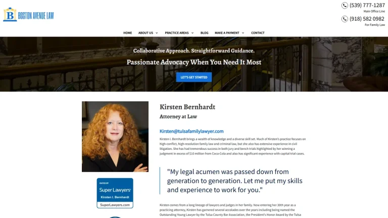 Kirsten Bernhardt, Attorney at Law - Tulsa, OK - Attorney in Tulsa