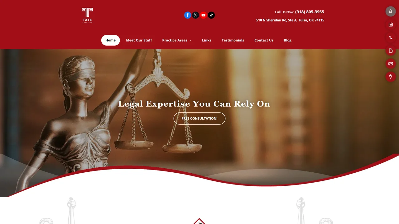 Tate Law Firm, PLLC - Tulsa, OK office in Tulsa, Oklahoma