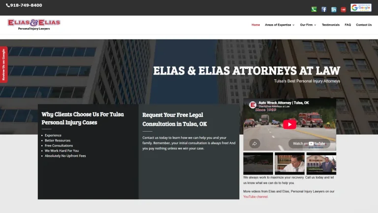 Elias & Elias Attorneys at Law - Tulsa, OK - Attorney in Tulsa