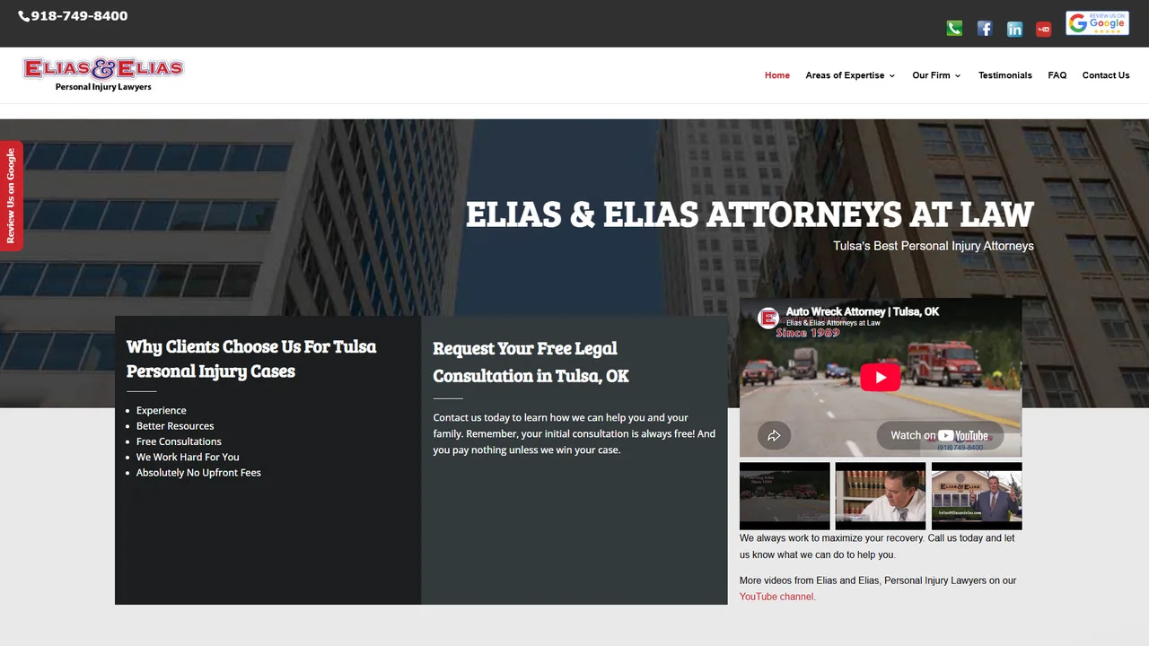 Elias & Elias Attorneys at Law - Tulsa, OK office in Tulsa, Oklahoma