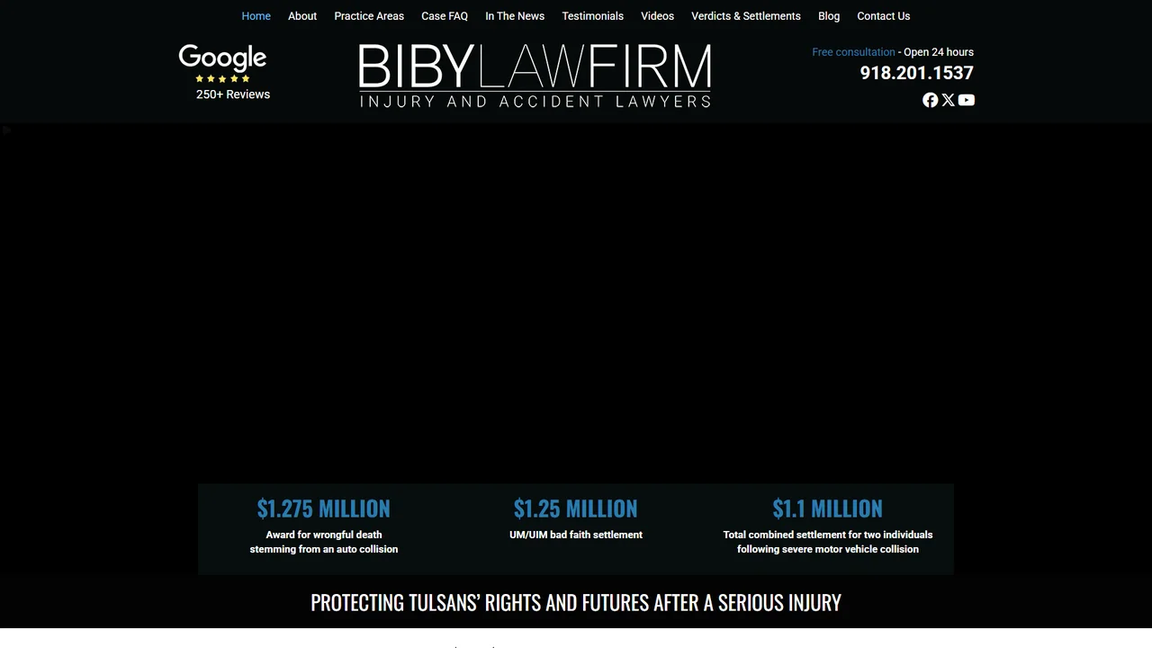 Biby Law Firm Injury and Accident Lawyers - Tulsa, OK office in Tulsa, Oklahoma