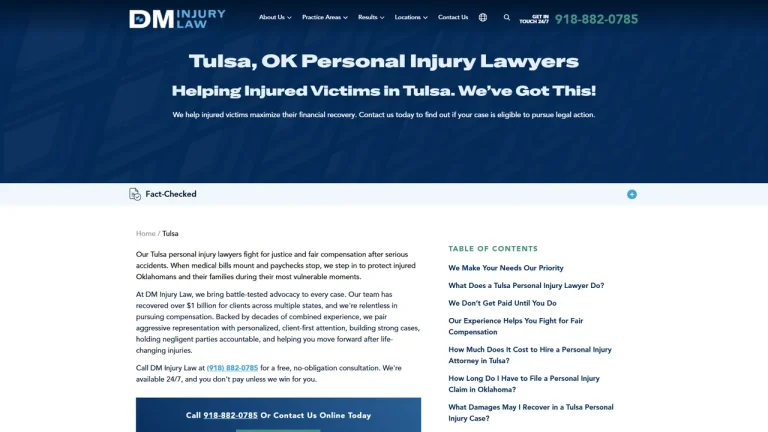 DM Injury Law - Tulsa, OK - Attorney in Tulsa