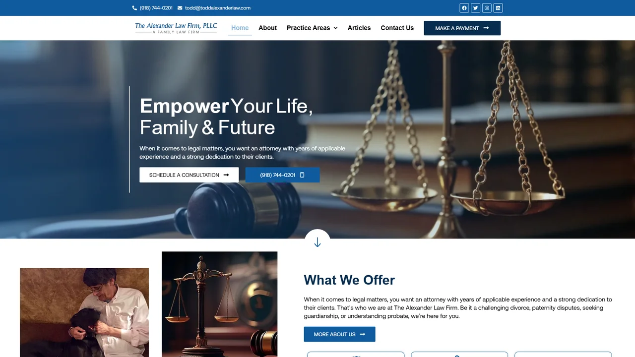 The Alexander Law Firm - Tulsa, OK office in Tulsa, Oklahoma