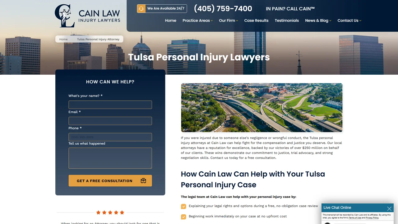 Cain Law - Tulsa, OK office in Tulsa, Oklahoma
