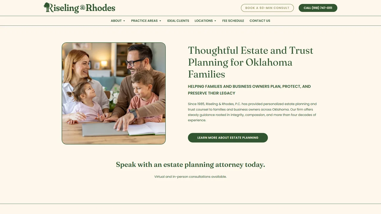 Riseling & Rhodes, PC - Tulsa, OK office in Tulsa, Oklahoma