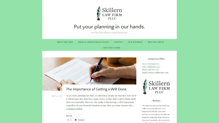 Skillern Law Firm, PLLC - Tulsa, OK - Attorney in Tulsa
