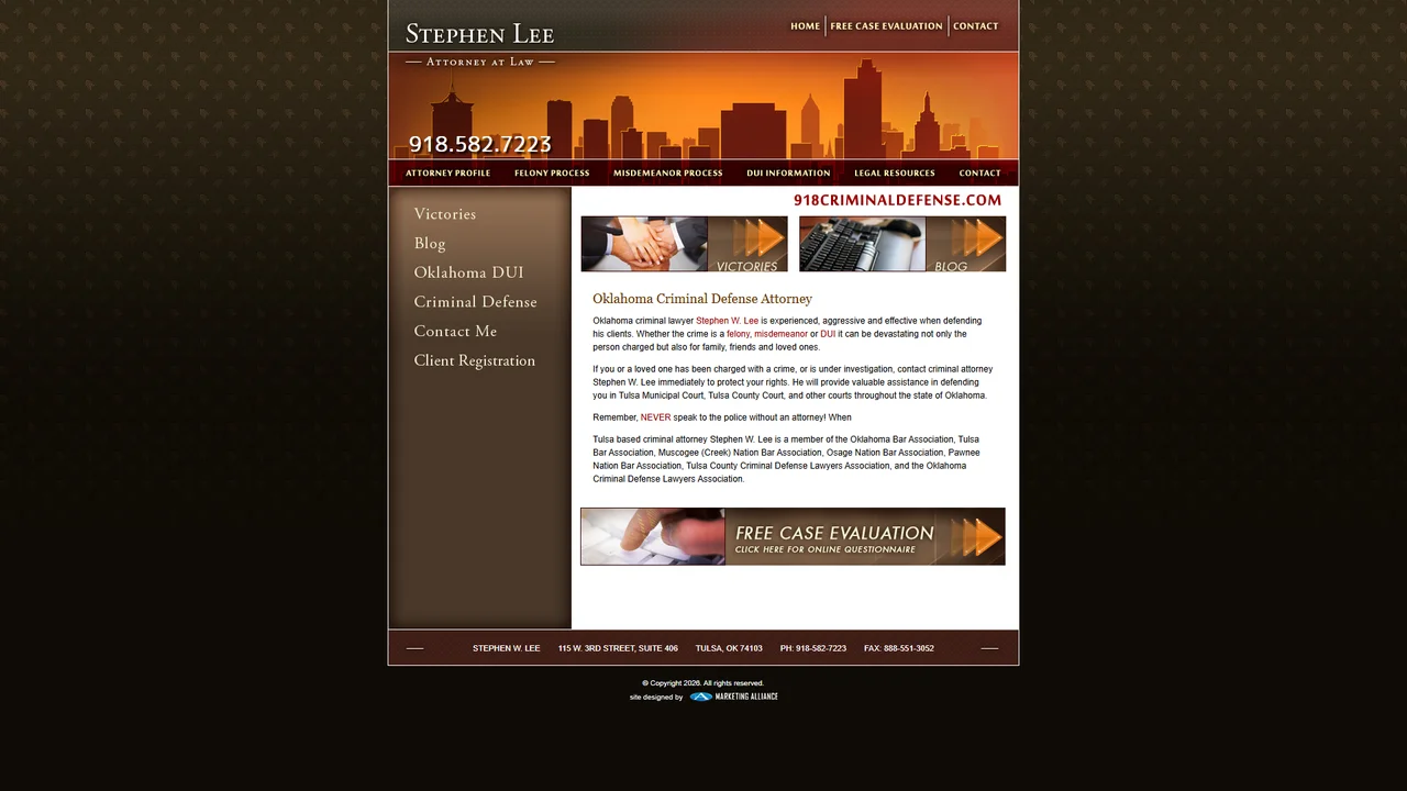 Stephen W. Lee, Attorney at Law - Tulsa, OK office in Tulsa, Oklahoma