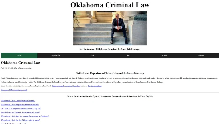 Kevin Adams - Tulsa, OK - Attorney in Tulsa