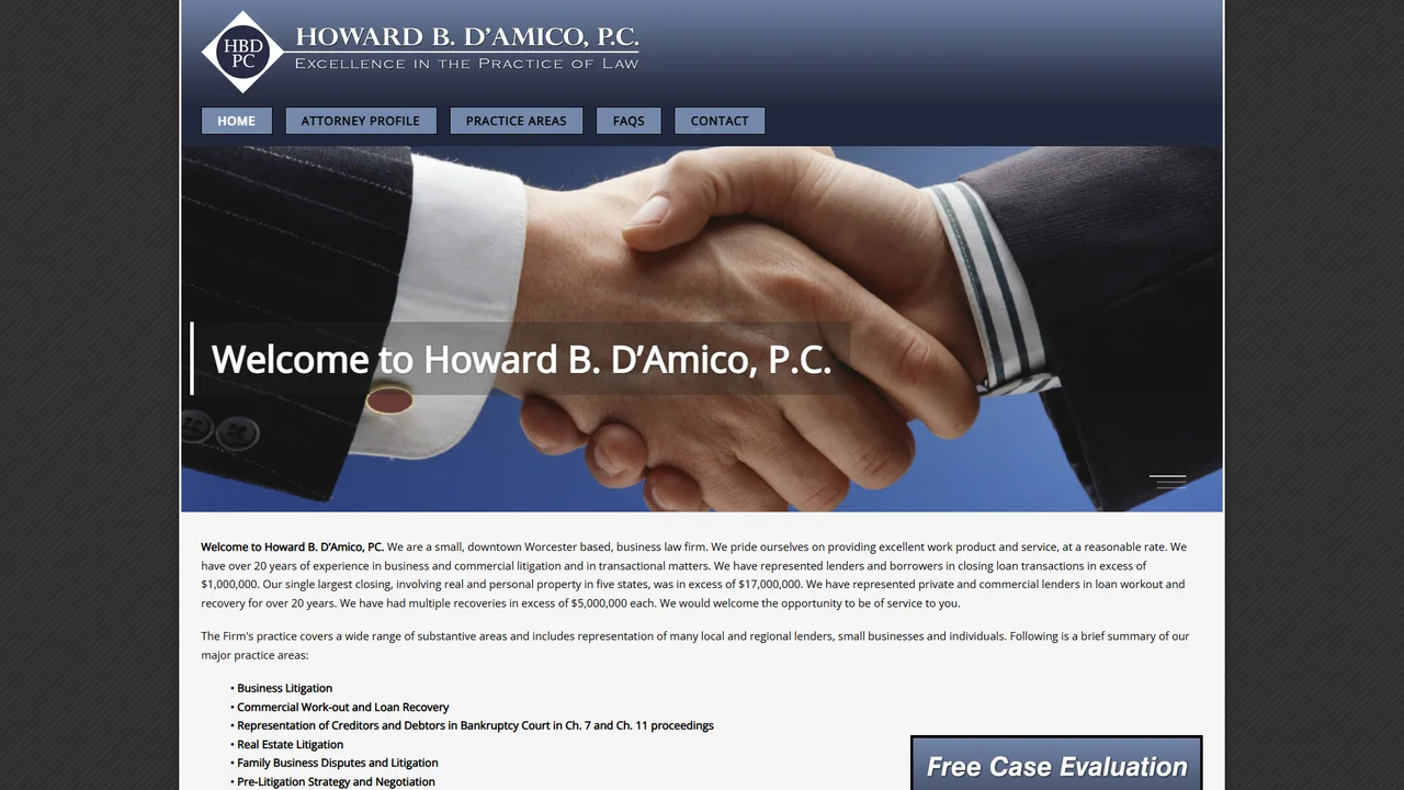 Howard B. D’Amico, P.C. - Worcester, MA office in Worcester, Massachusetts