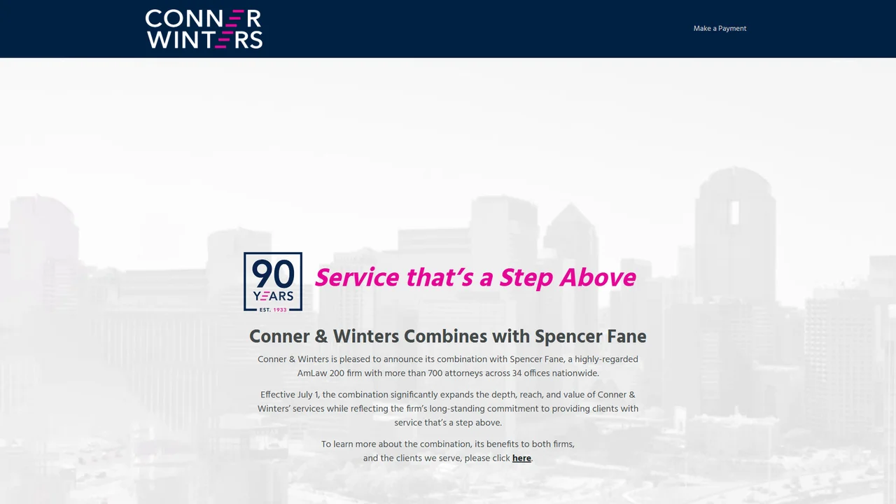 Conner & Winters, LLP - Tulsa, OK office in Tulsa, Oklahoma