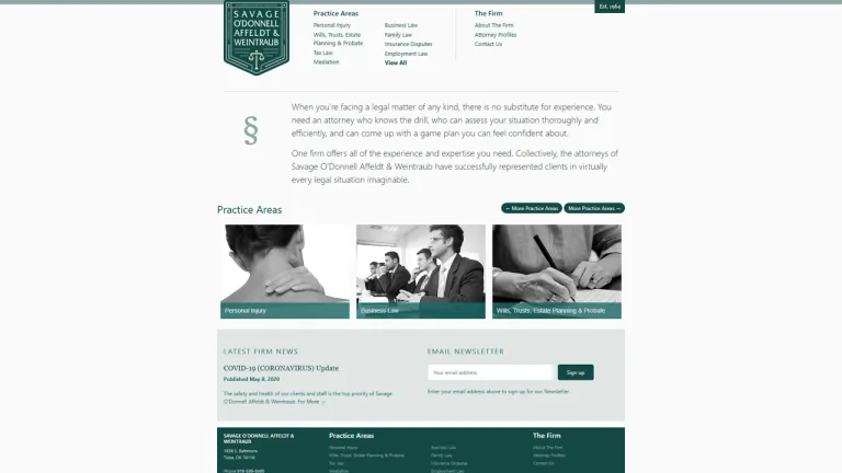 Savage O'Donnell Affeldt Weintraub & Johnson - Tulsa, OK - Attorney in Tulsa