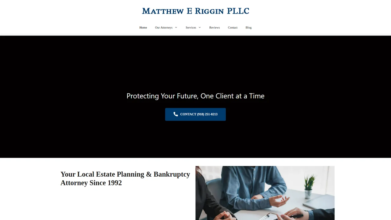Matthew E Riggin PLLC - Tulsa, OK office in Tulsa, Oklahoma