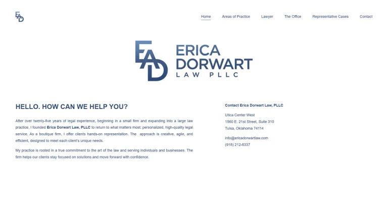 Erica Dorwart Law, PLLC - Tulsa, OK - Attorney in Tulsa