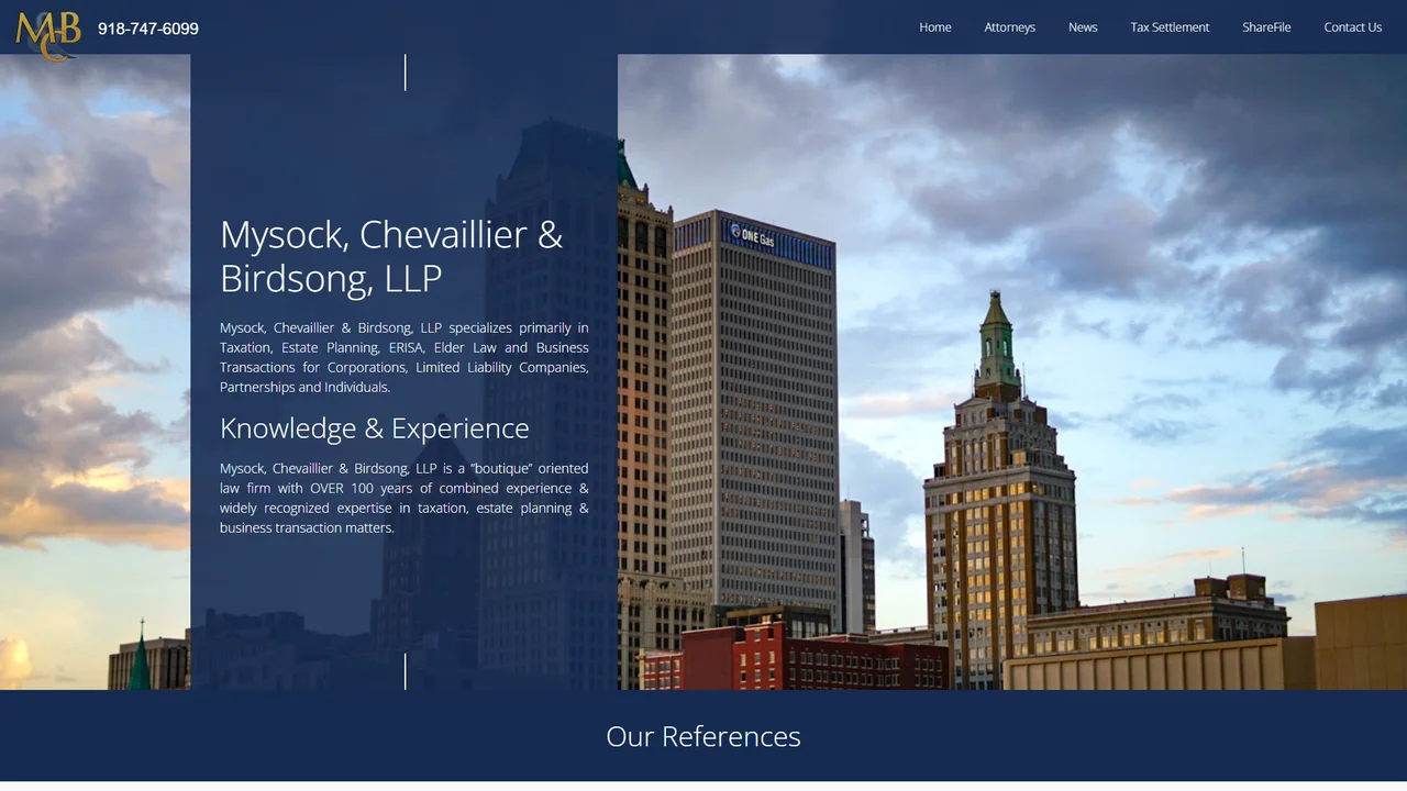 Mysock Chevaillier & Birdsong, LLP - Tulsa, OK office in Tulsa, Oklahoma