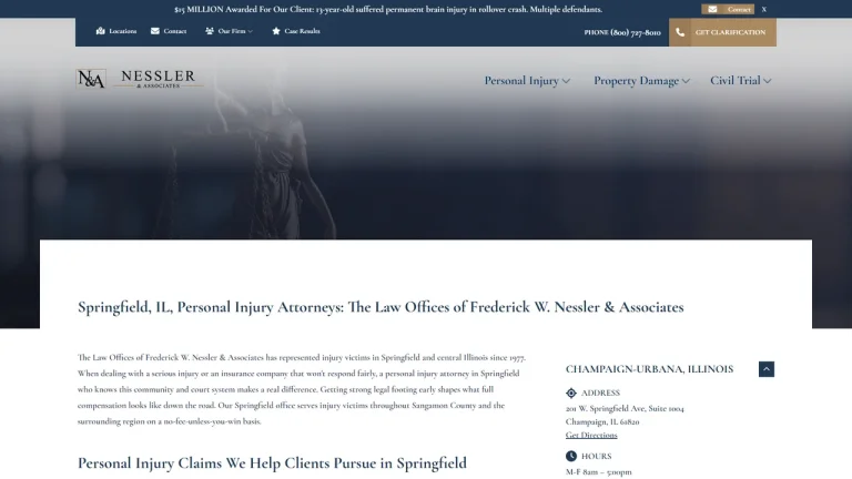 The Law Offices of Frederick W. Nessler & Associates, Ltd. - Springfield, IL - Attorney in Springfield, IL